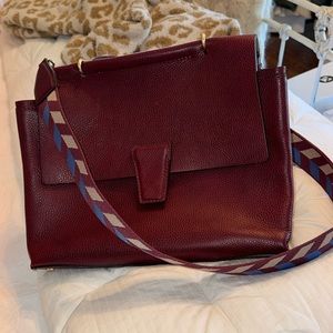 Burgundy leather Bag